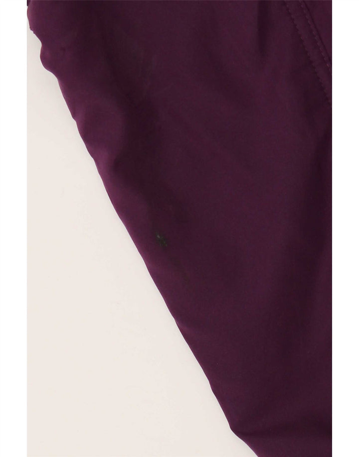 Женская парка Marks & Spencer с капюшоном UK 20 2XL Фиолетовый полиэстер