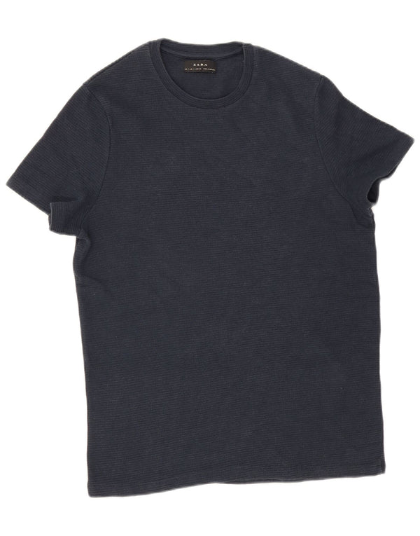 Мужская футболка Zara Top Small Темно-синяя