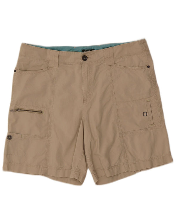 Женские шорты карго Eddie Bauer Mercer Fit США 14 XL W36 Бежевые хлопковые