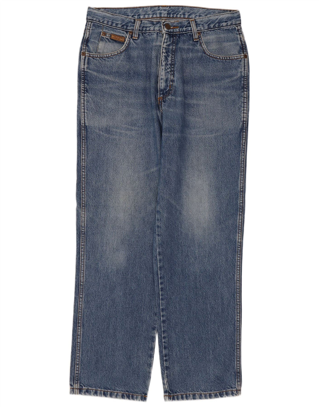 Мужские прямые джинсы Wrangler Ohio W32 L30, синий хлопок