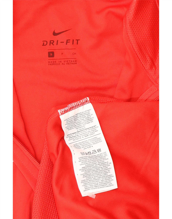 Мужская спортивная куртка с графическим рисунком Nike Dri Fit, маленькая красная полиэстеровая куртка