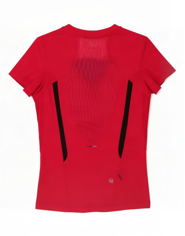 Женская футболка Adidas с коротким рукавом с графическим рисунком Top UK 10 Small Pink Sports