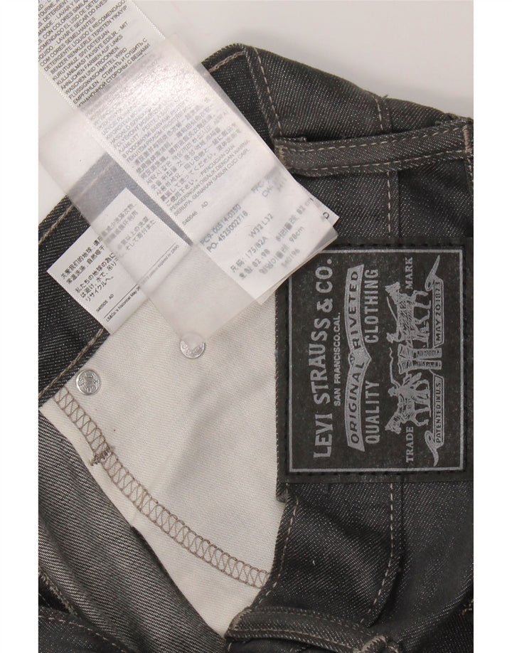 Мужские прямые джинсы LEVI'S W32 L32 Серые, хлопок