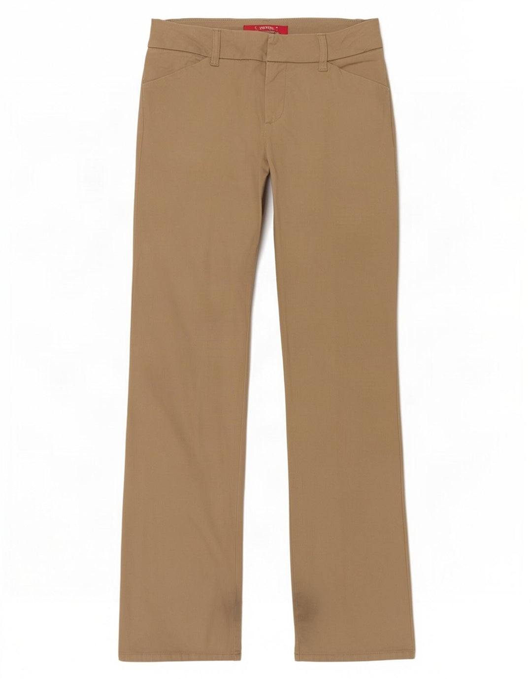Женские повседневные брюки Dickies Bootcut США 7, средние W30 L31, бежевый хлопок