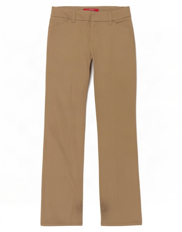 Женские повседневные брюки Dickies Bootcut США 7, средние W30 L31, бежевый хлопок