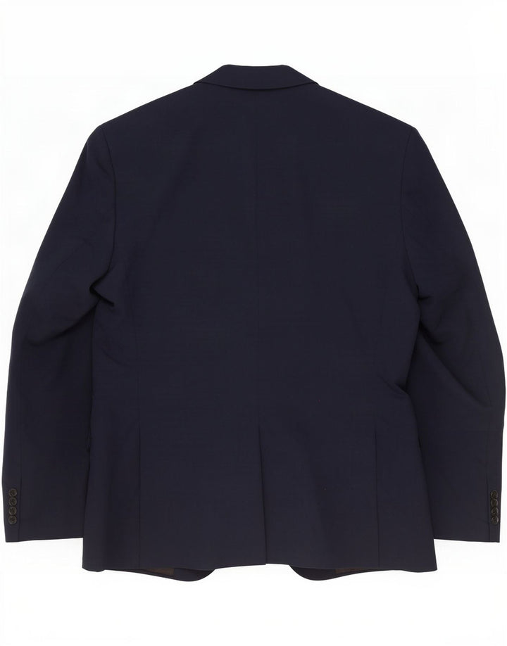 Мужской пиджак Jack & Jones с 2 пуговицами, EU 56, 3XL, темно-синий, полиэстер