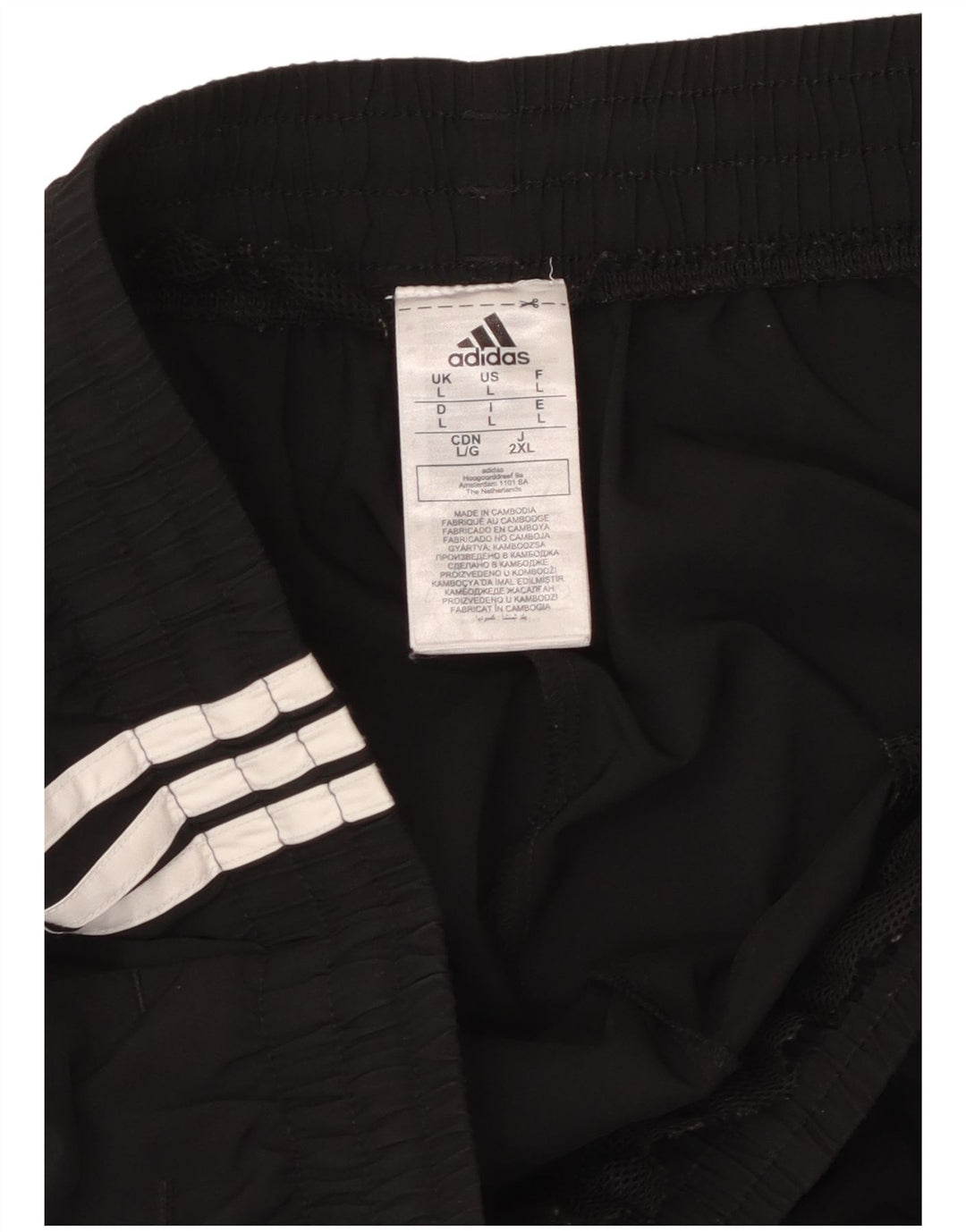 Мужские спортивные шорты ADIDAS La Black из полиэстера