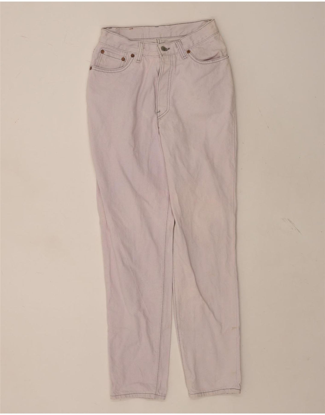 Женские зауженные джинсы Levi's W26 L30 Розовые