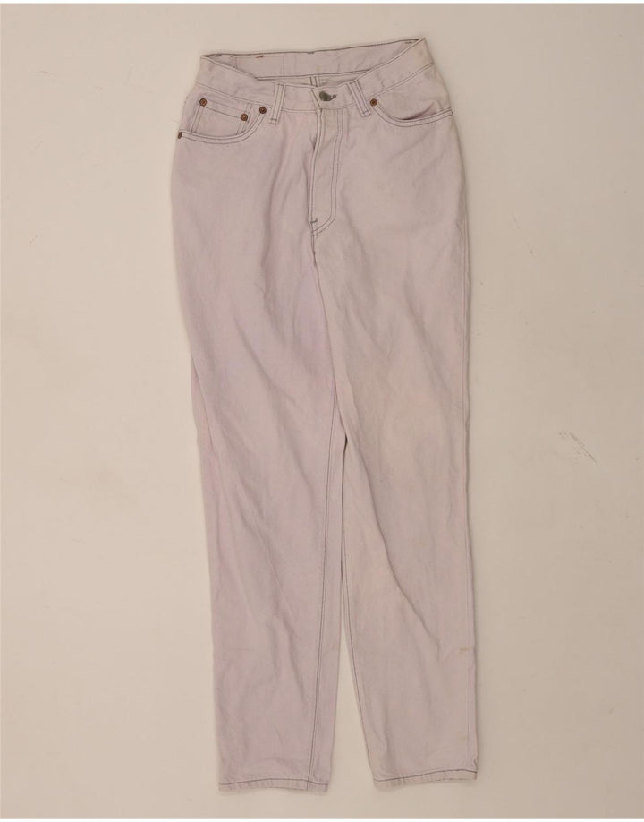 Женские зауженные джинсы Levi's W26 L30 Розовые