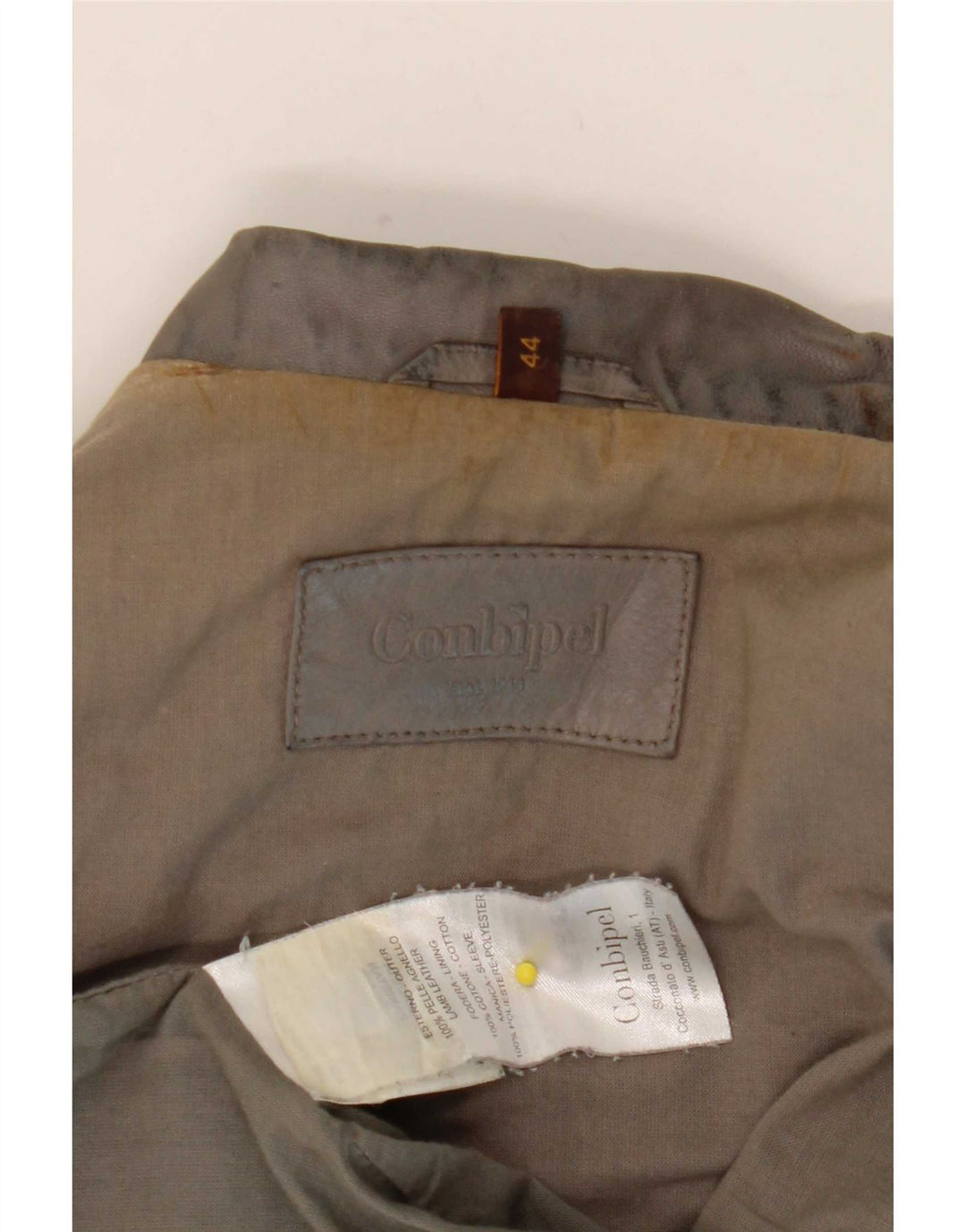 Куртка женская кожаная Conbipel IT 44 Medium Grey