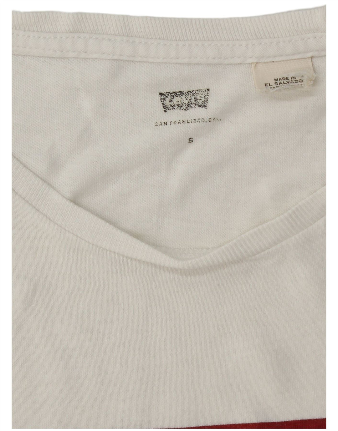 Мужская футболка с рисунком Levi's, маленький белый цвет