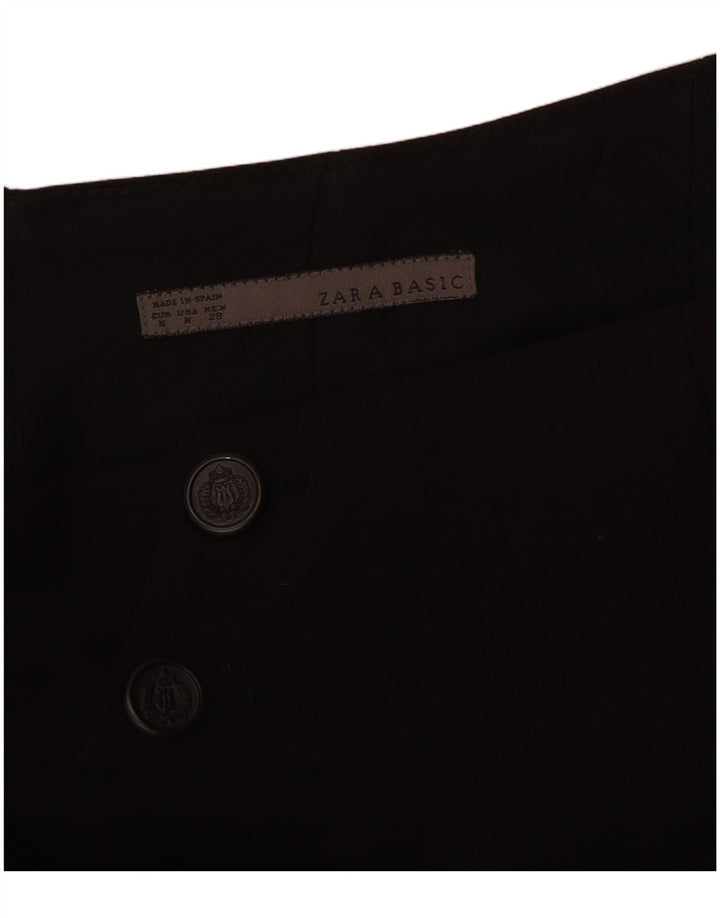 Женская юбка-карандаш с завышенной талией Zara Medium W26, черная