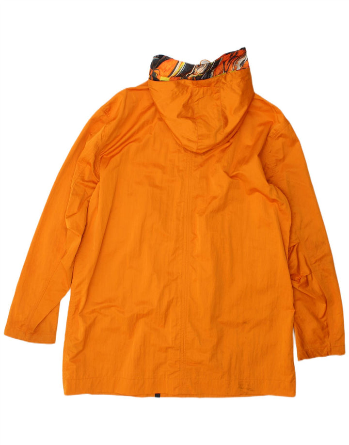 Мужской плащ с капюшоном Pretty Green Smiley UK 40, большой оранжевый полиэстер