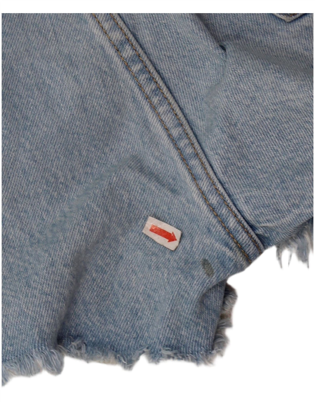 Женские джинсовые шорты LEVI'S 501 W28 среднего синего цвета, хлопок