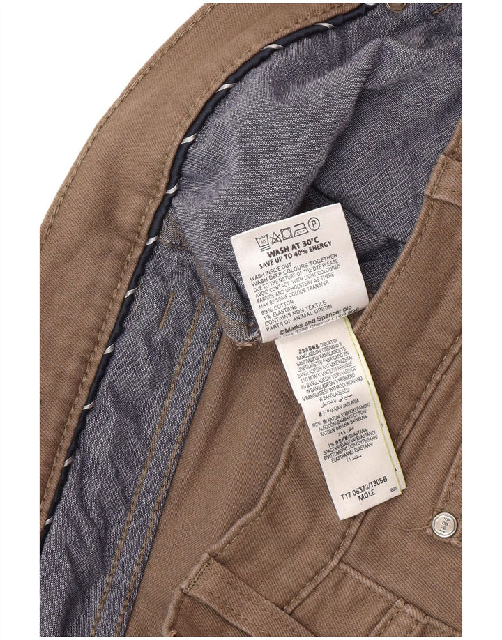 Мужские прямые джинсы Marks & Spencer Blue Harbour W34 L29, бежевый хлопок