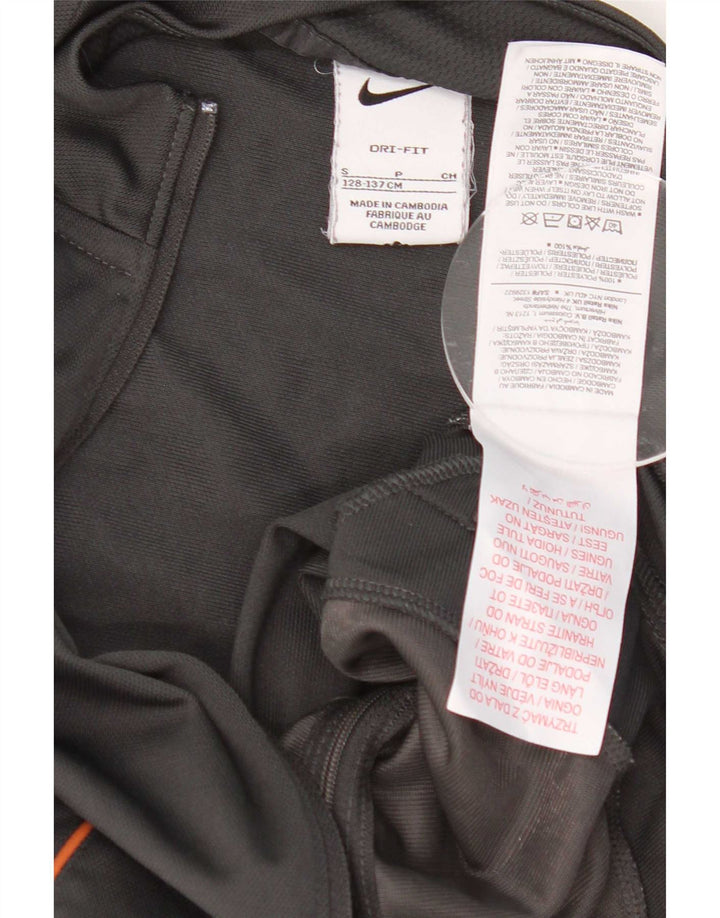Спортивный костюм Nike для мальчиков Dri Fit, верхняя куртка, 8–9 лет, маленький серый полиэстер