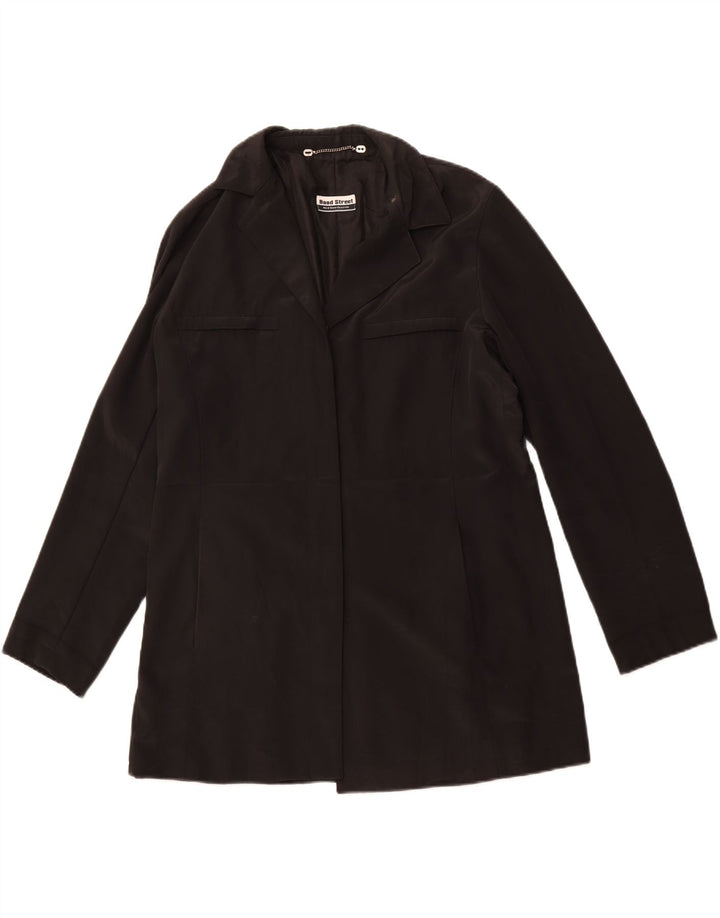 BOND STREET Женский удлиненный пиджак IT 48 XL Черный Полиэстер