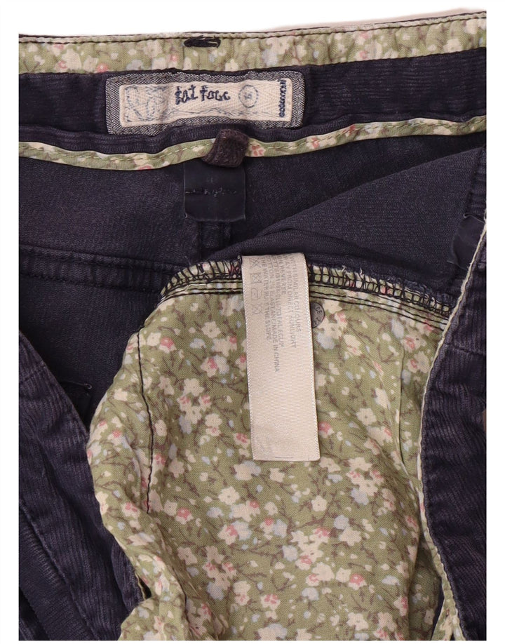 Женские вельветовые брюки FAT FACE Bootcut UK 14, большие W34 L31, темно-синие