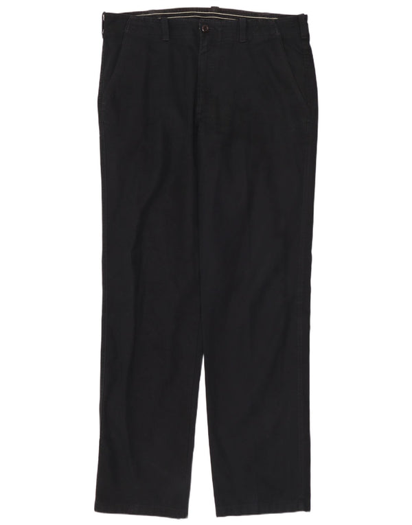 Мужские прямые брюки чинос ZARA EU 46 XL W36 L34 Темно-синие