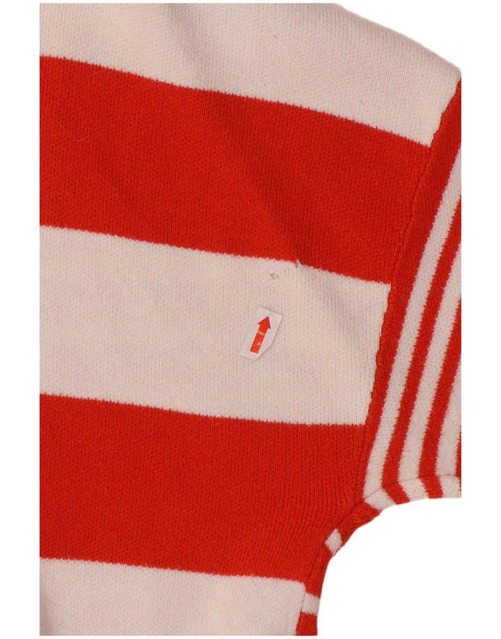 WHITE STUFF Womens Crew Neck Jumper Sweater UK 18 XL Red Striped