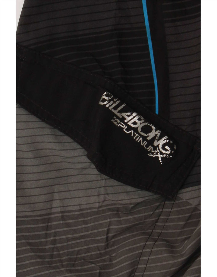 Billabong Мужские шорты для плавания с рисунком, средний черный, полиэстер с геометрическим рисунком
