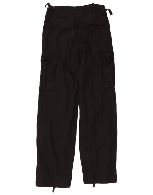 Мужские прямые брюки-карго PATTON в стиле милитари XS W30 L32, черный хлопок