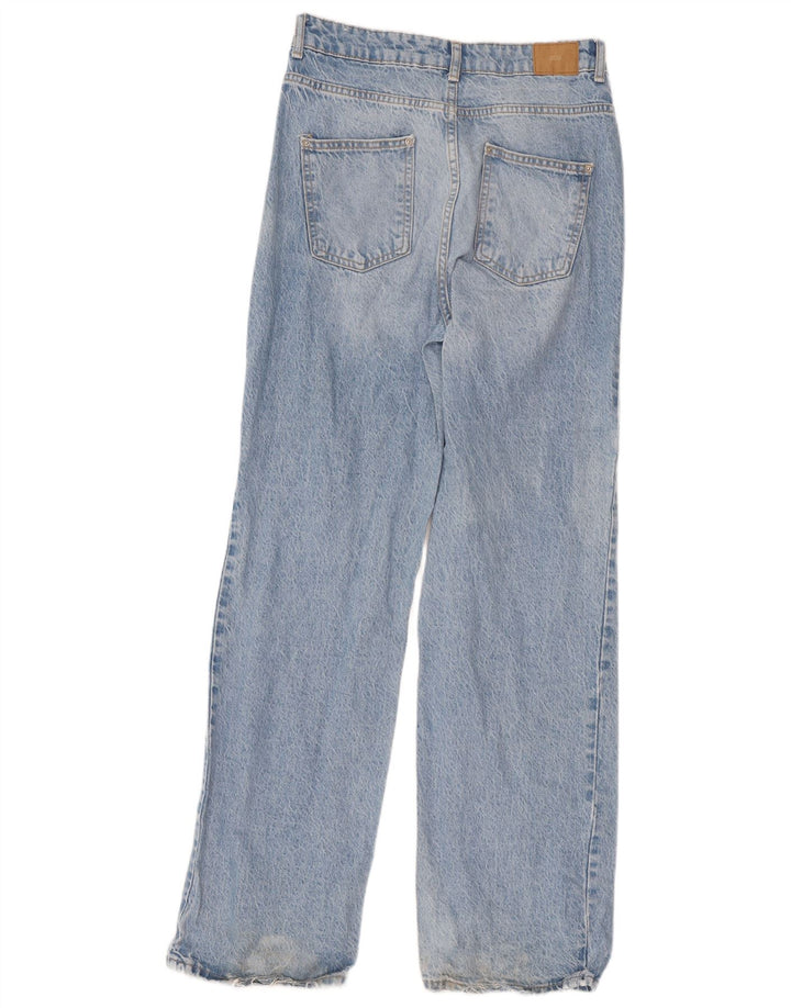 Женские прямые джинсы Zara EU 38, маленькие W30 L32, синие, хлопок
