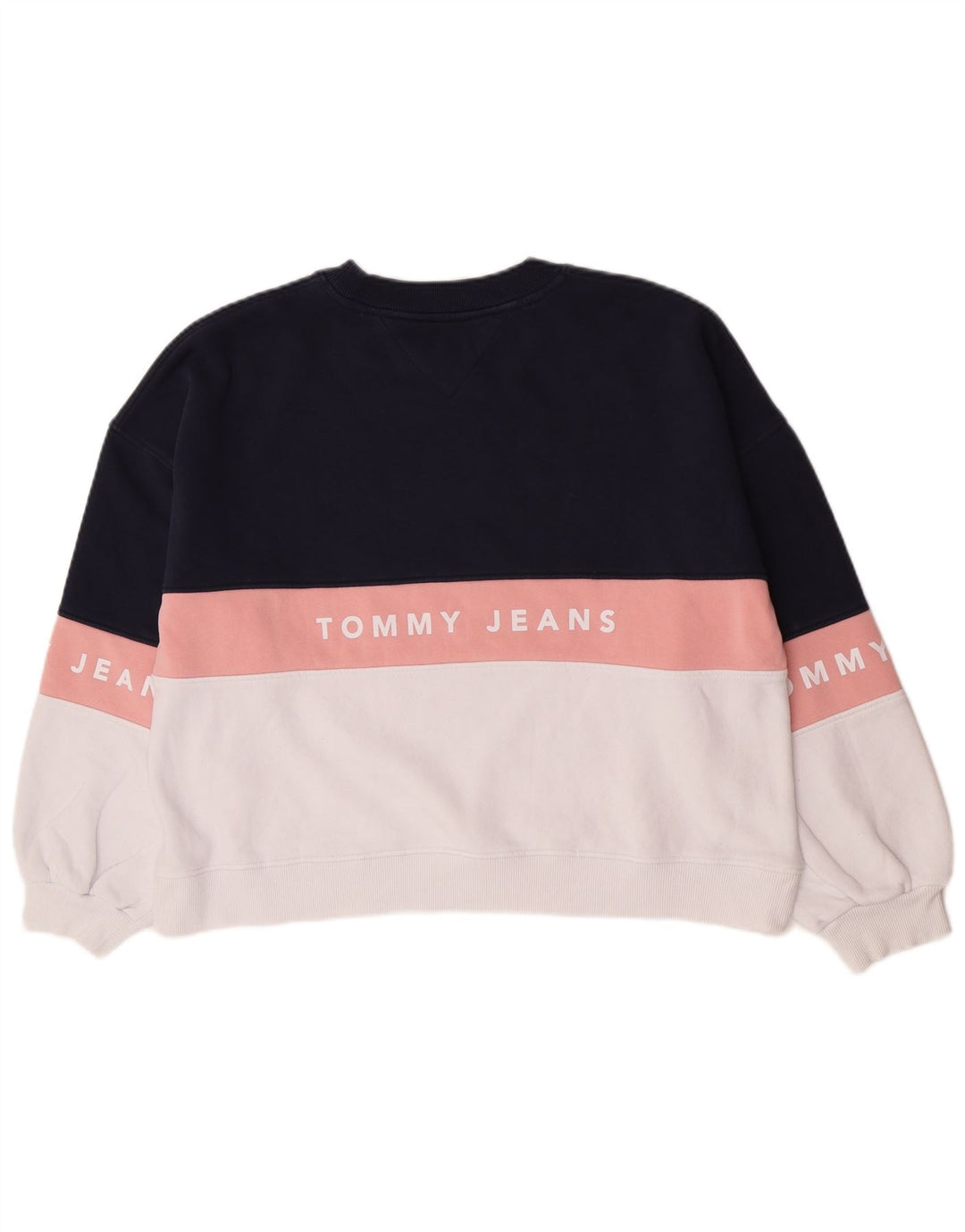 Женский свитер с рисунком Tommy Hilfiger UK 14, средний, темно-синий