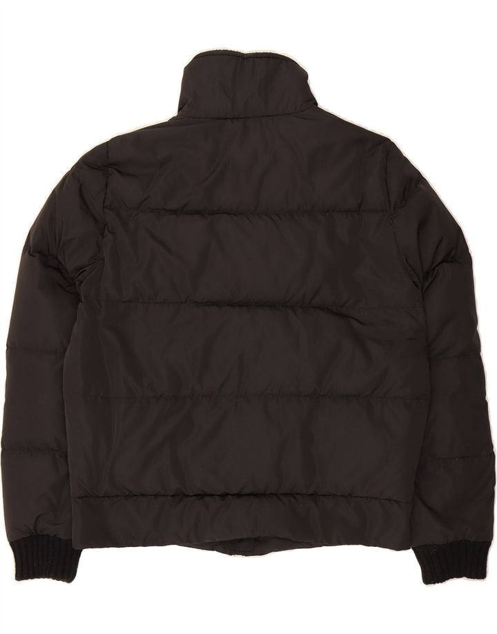 MOSCHINO Womens Padded Jacket UK 14 Medium Black Polyester Vintage Moschino and Second-Hand Moschino from Messina Hembry 
