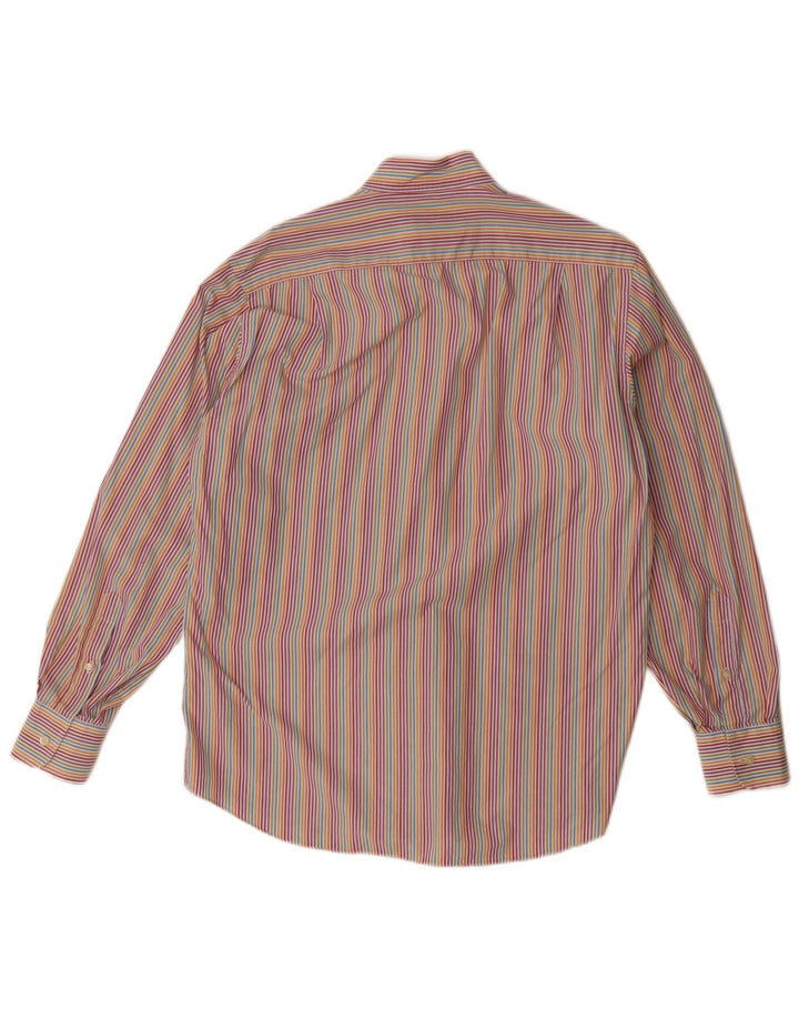 Мужская рубашка Pierre Cardin размер 151/2 39, средняя разноцветная полоска