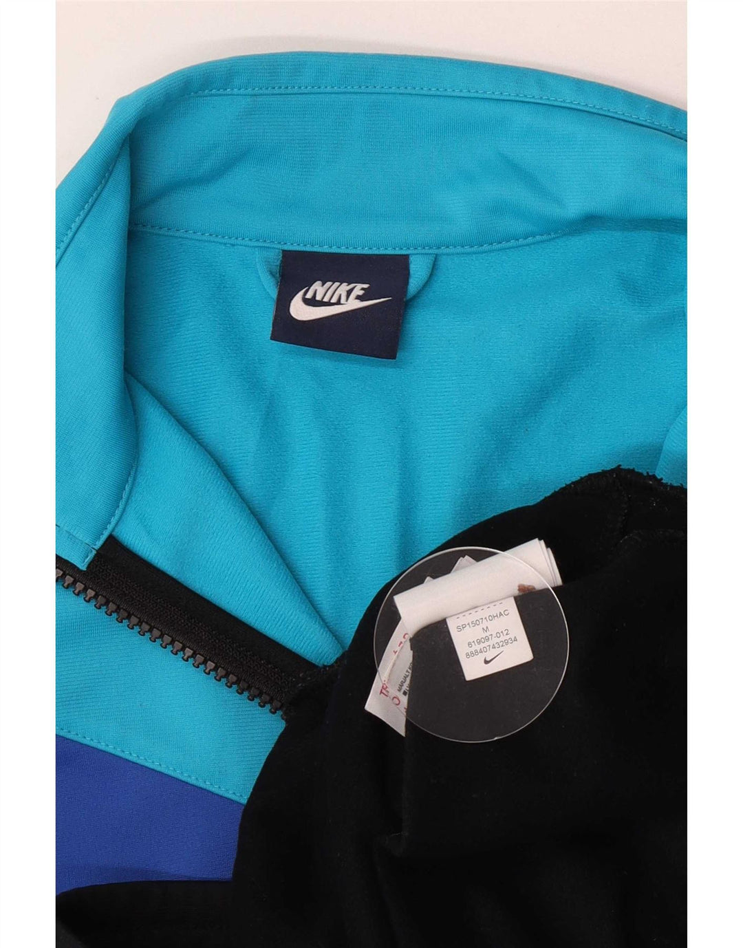 Спортивный костюм Nike для мальчиков, верхняя куртка 10–11 лет, средний черный с цветными блоками
