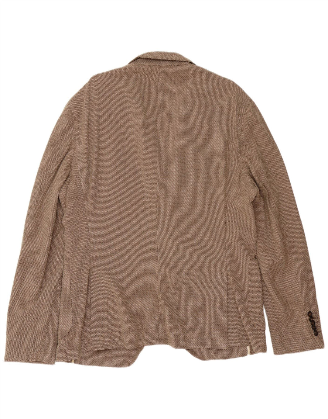 Мужской приталенный пиджак Hugo Boss на 2 пуговицах EU 56 3XL Коричневый из натуральной шерсти