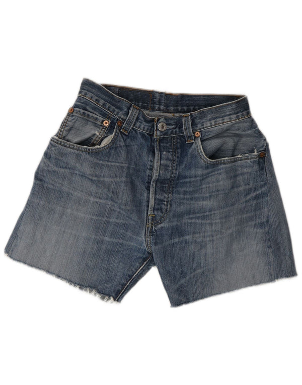 Женские джинсовые шорты Levi's 501 W32, большие синие, хлопок