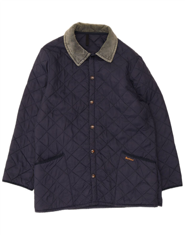Мужская стеганая куртка Barbour UK 38 Medium Navy Blue