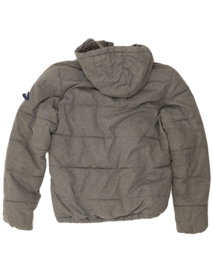 Мужская утепленная куртка с капюшоном Superdry UIK 38 Средний Серый Полиэстер