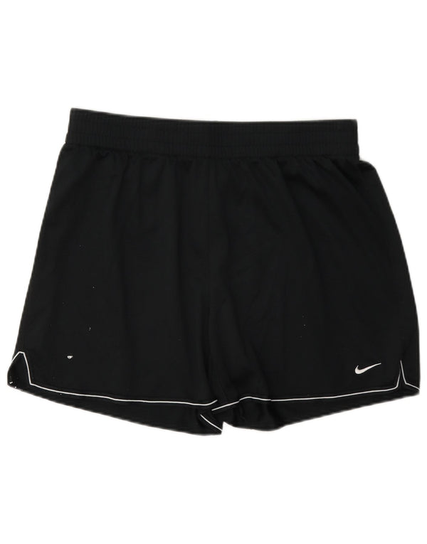 Мужские спортивные шорты Nike Dri Fit, средний черный полиэстер