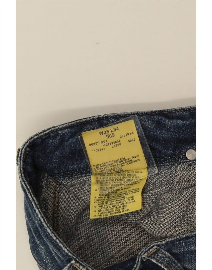 Женские джинсы WRANGLER Iris Bootcut W28 L34 синие, хлопок