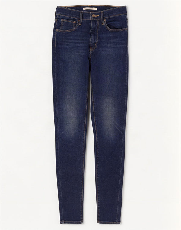 Женские джинсы суперскинни Levi's Mile High W27 L32, синие, хлопок