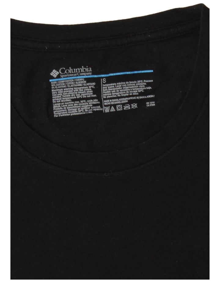Мужская футболка Columbia Top, маленький черный хлопок
