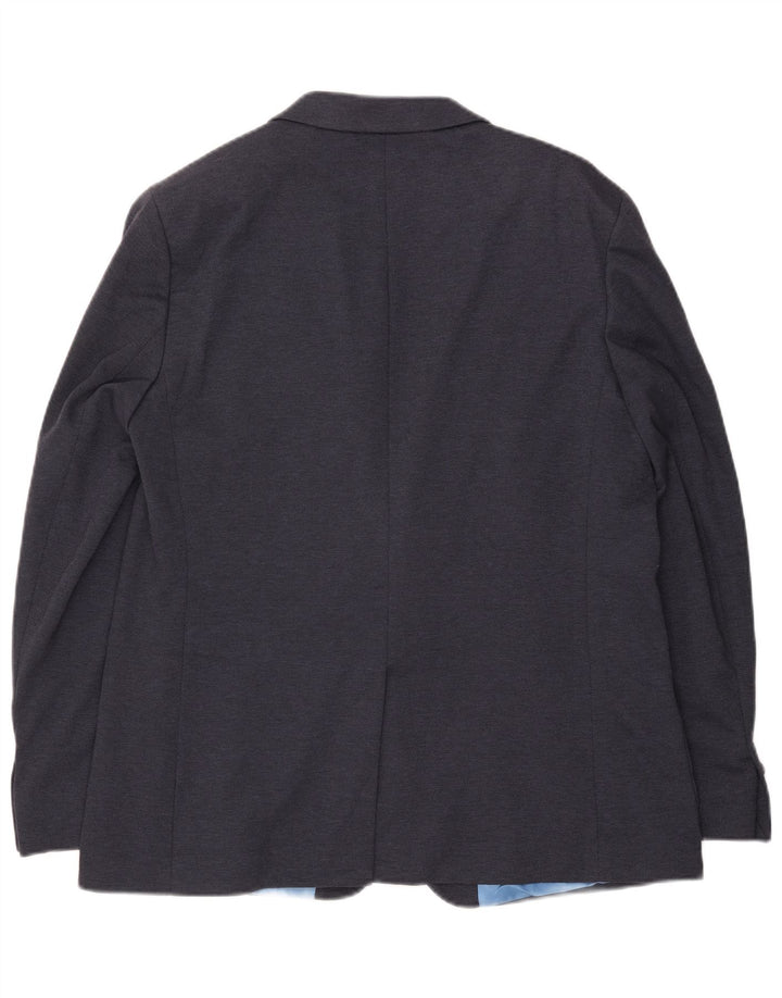 Мужской приталенный пиджак MARKS & SPENCER с 2 пуговицами, Великобритания, 46 XL, темно-синий