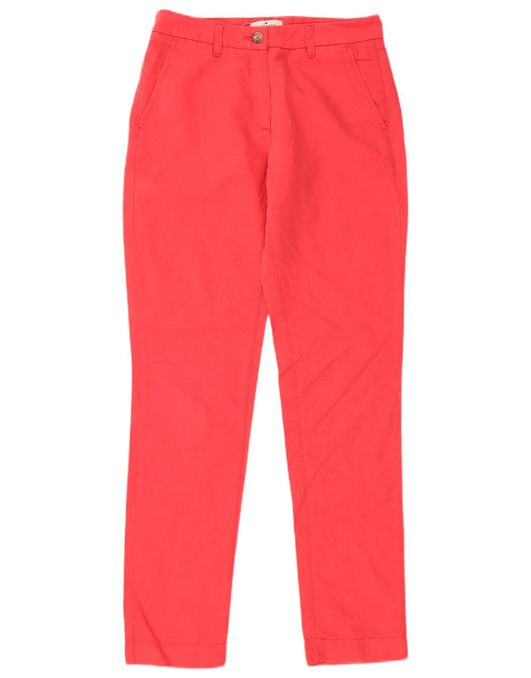 Carrera Womens Slim Chino Trousers IT 42 Medium W28 L31 Red Cotton