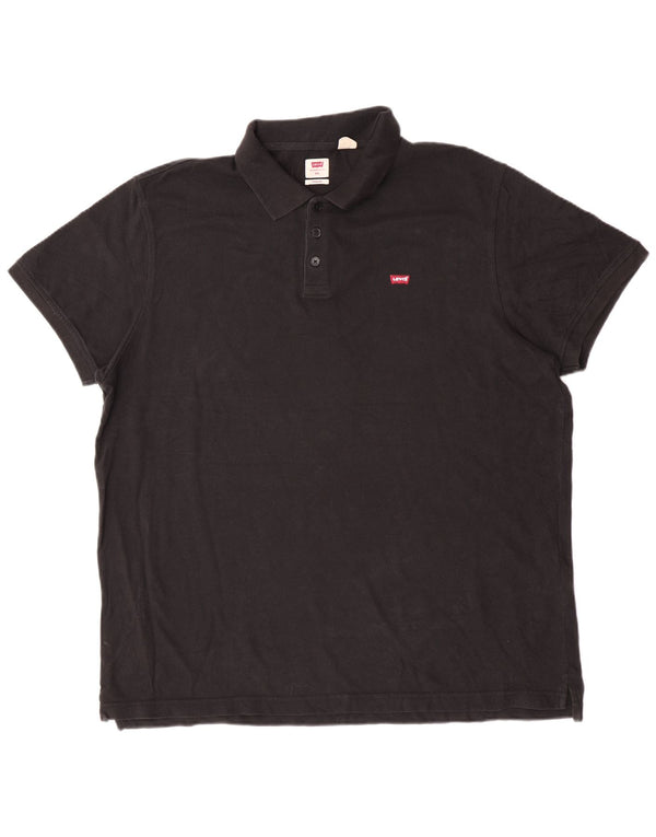 Мужская рубашка-поло свободного кроя Levi's 2XL, черный хлопок