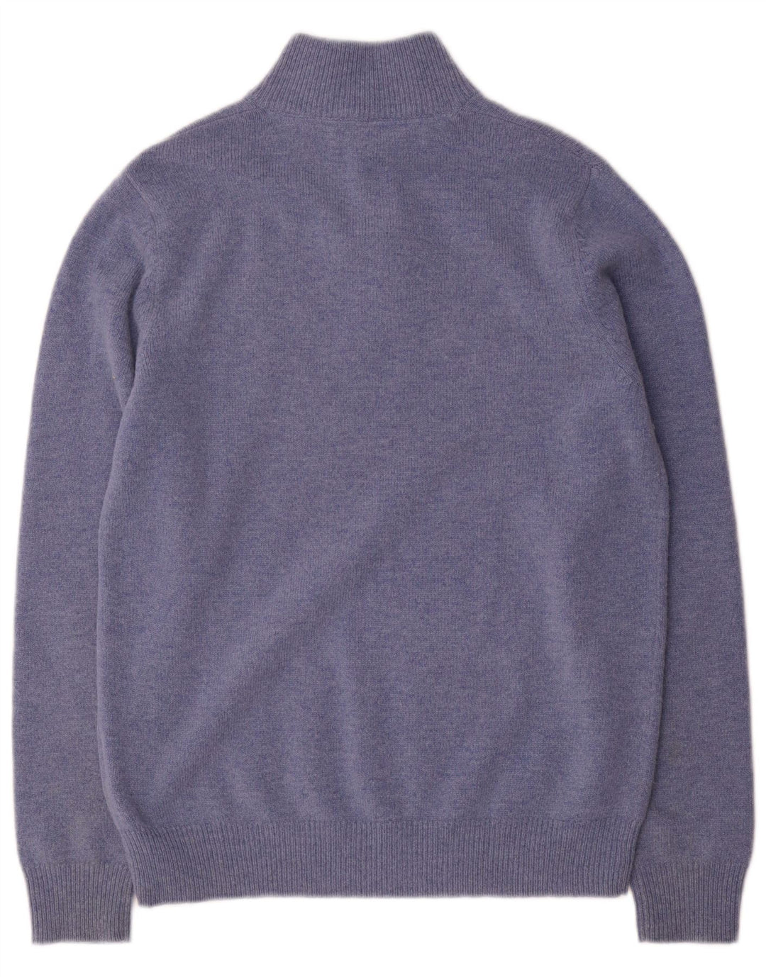 Crew Clothing Мужской джемпер на пуговицах, свитер, средний синий шерстяной свитер