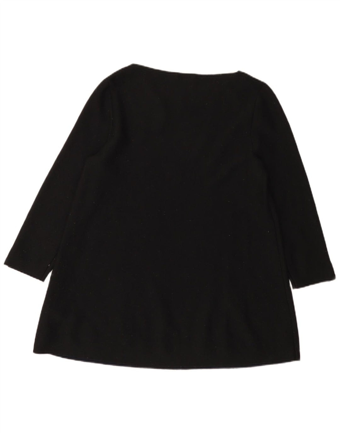 Женская туника с рукавом 3/4 Cos, Великобритания 14, средний черный цвет, шерсть
