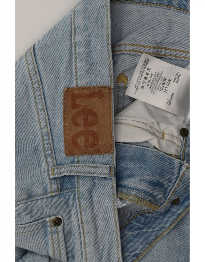 Мужские зауженные джинсы LEE Austin W30 L30, синий хлопок