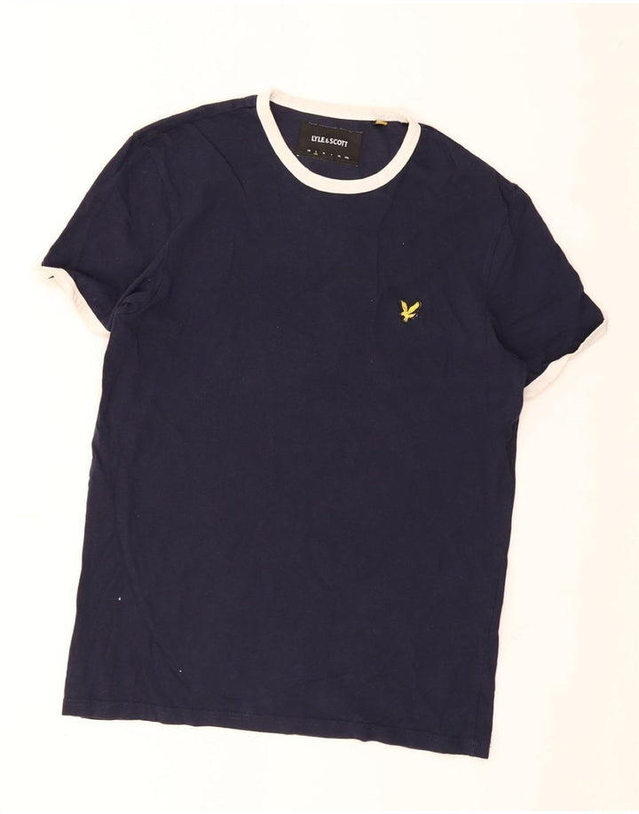 Мужская футболка LYLE & SCOTT, маленький темно-синий хлопок