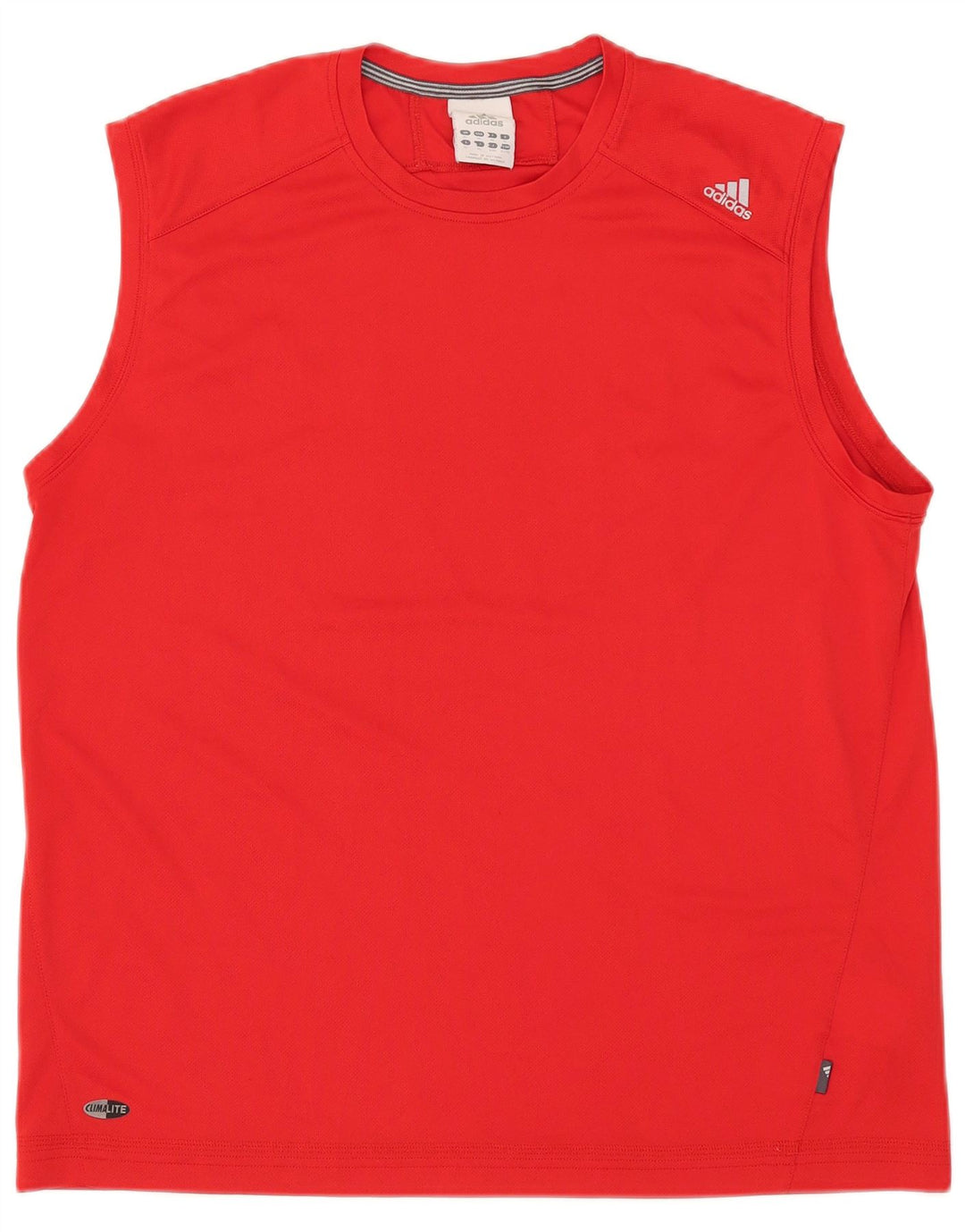 Женский жилет Adidas Climalite UK 18 XL, красный полиэстер