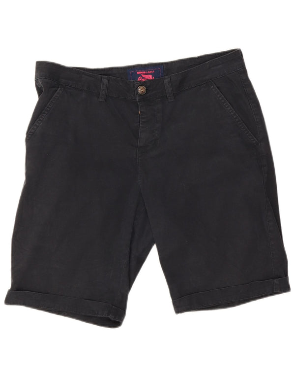 Женские шорты чинос Superdry Medium W30 Темно-синие, хлопок