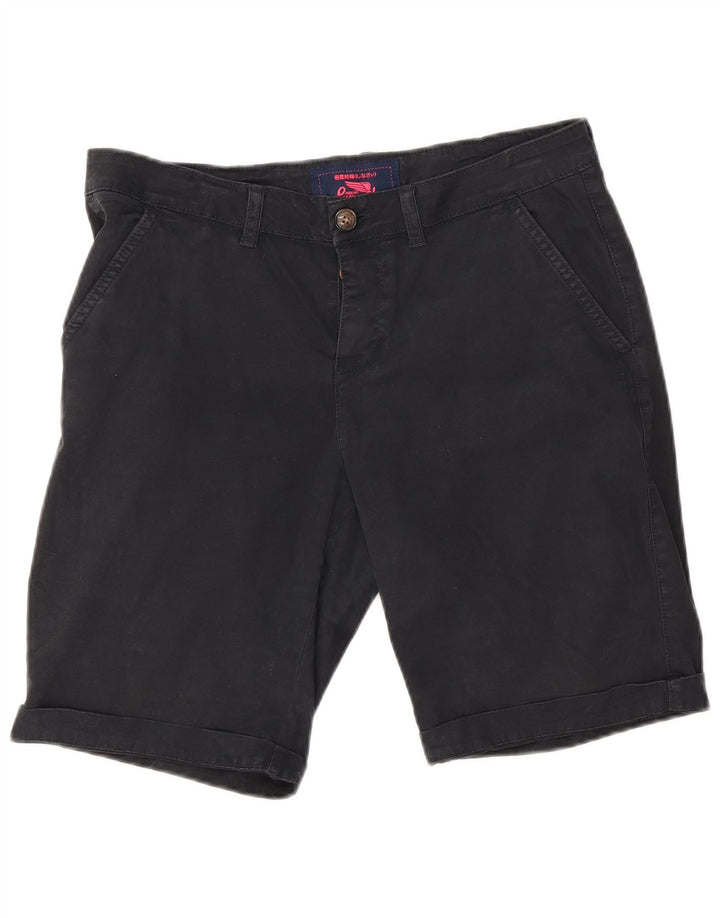 Женские шорты чинос Superdry Medium W30 Темно-синие, хлопок