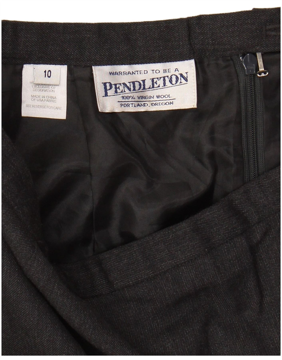 Женская макси-юбка PENDLETON US 10, средний размер W28, серая с цветочным принтом из натуральной шерсти